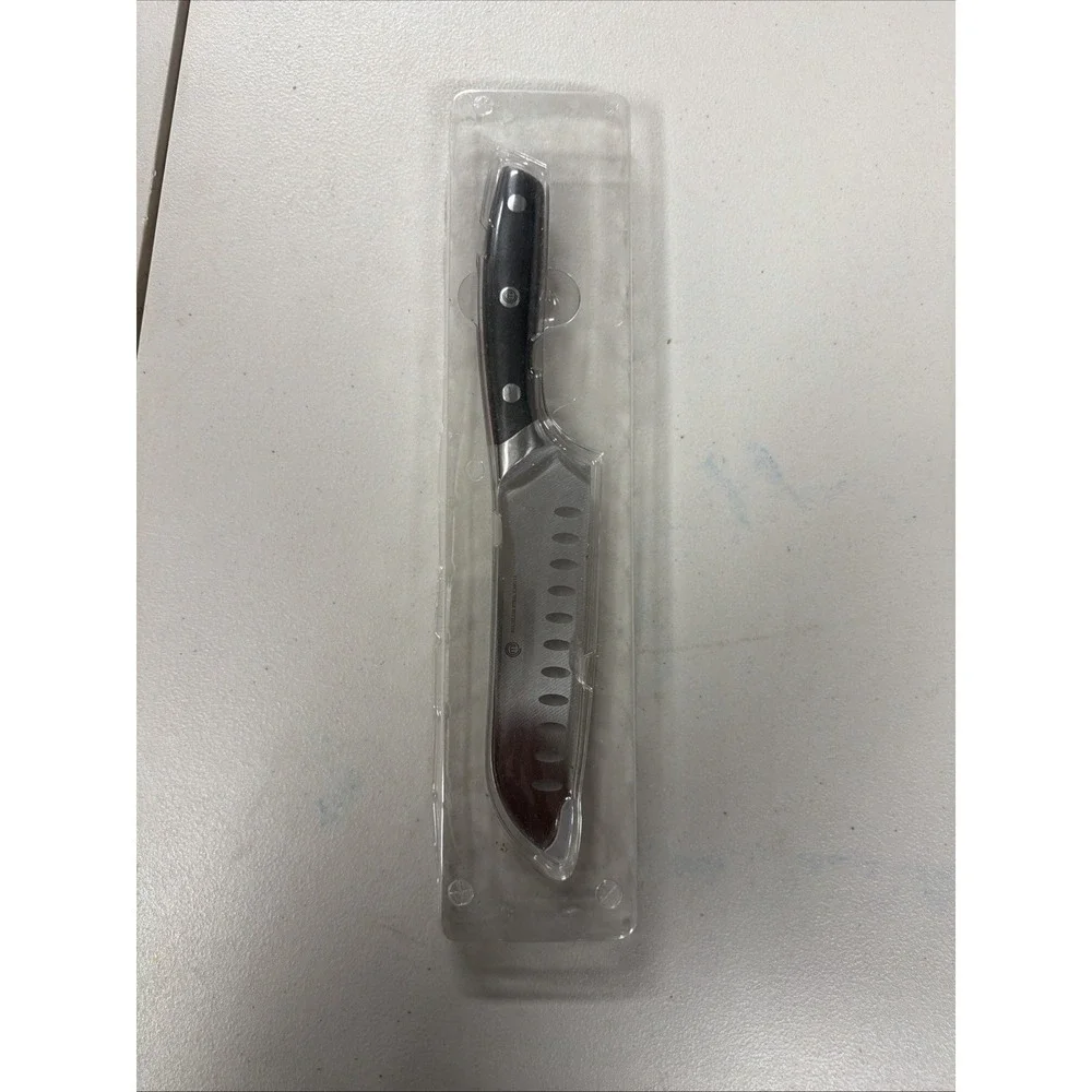 MasterChef stainless steel hollow-edge santoku knife
